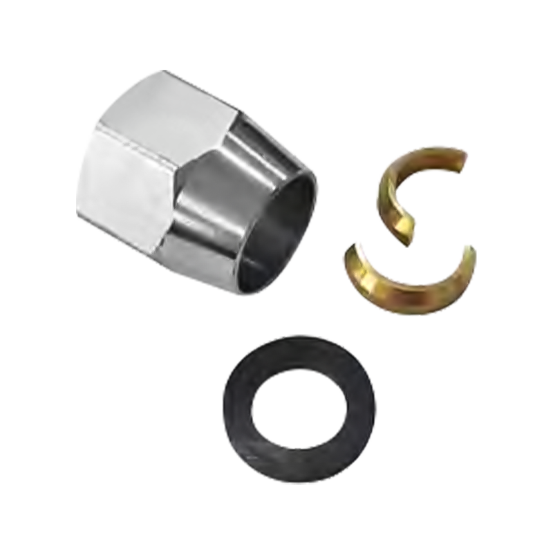 Somun, gaz hortumu konnektörü için bakır klips