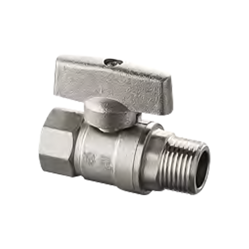 İç ve harici iplik top vanası